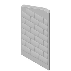 Šamotová deska boční pravá TEIDE